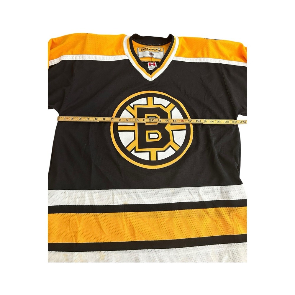 Vintage Koho NHL Boston Bruins Black Gold Hockey Jersey Mens L - Picture 7 of 14